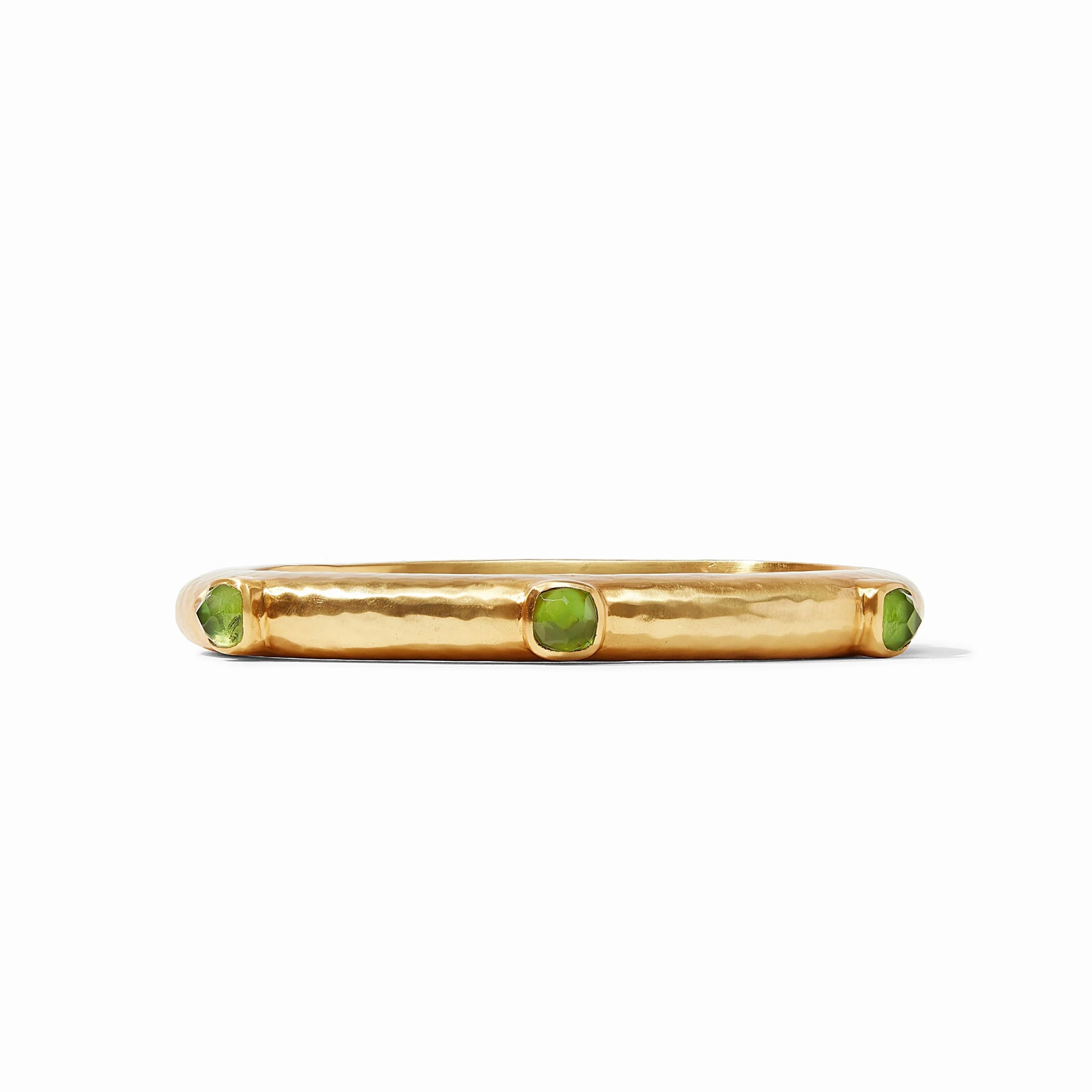 Catalina Gold Stone Hinge Bangle