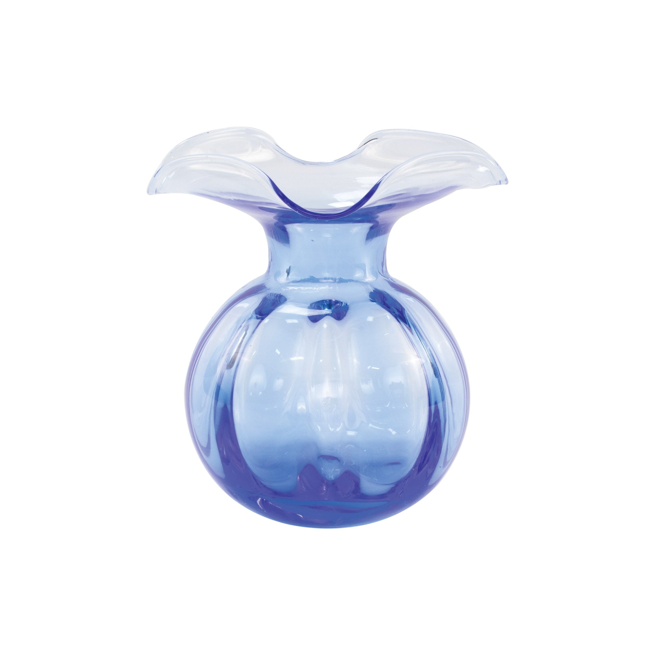 Hibiscus Glass Bud Vase