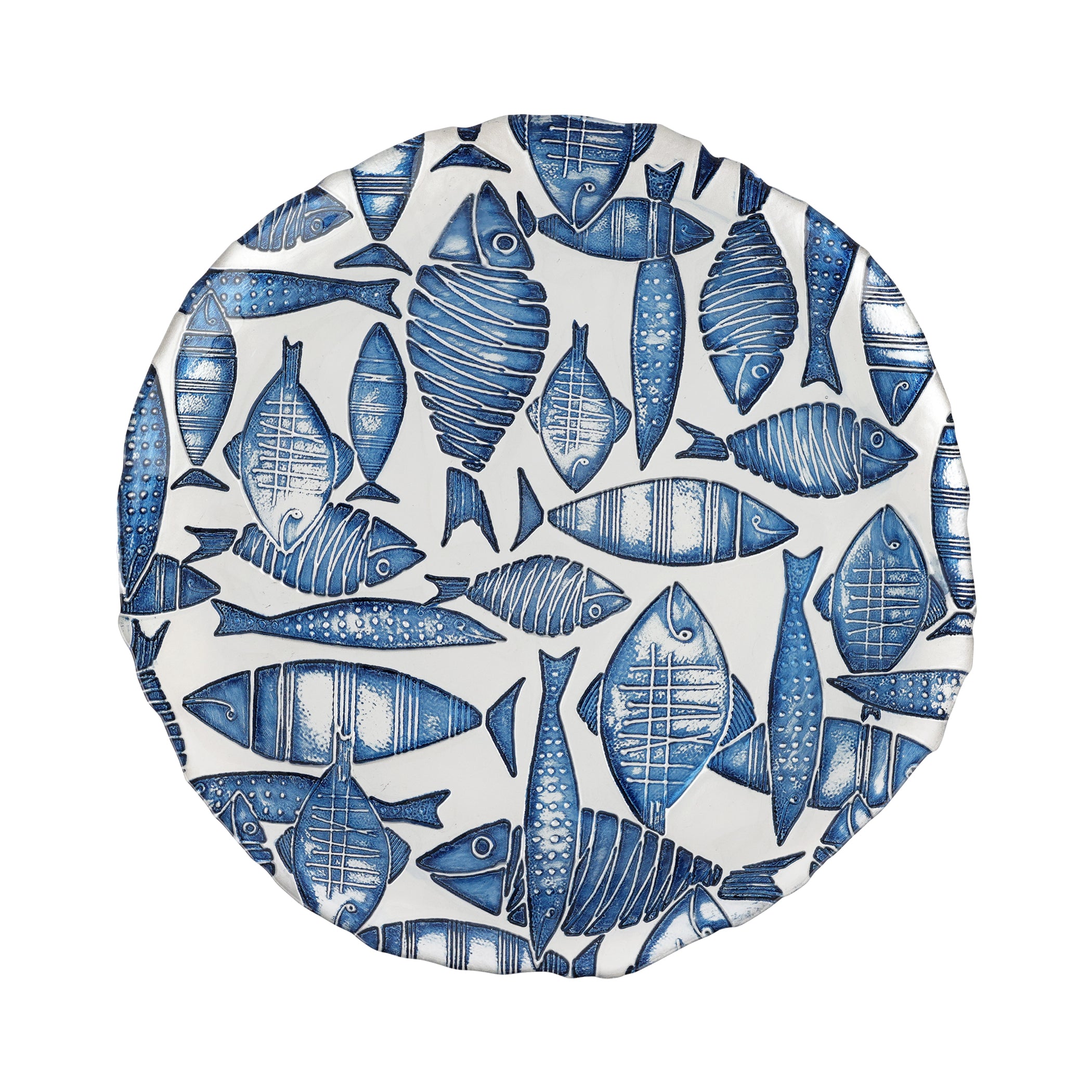 Isola Glass Round Platter