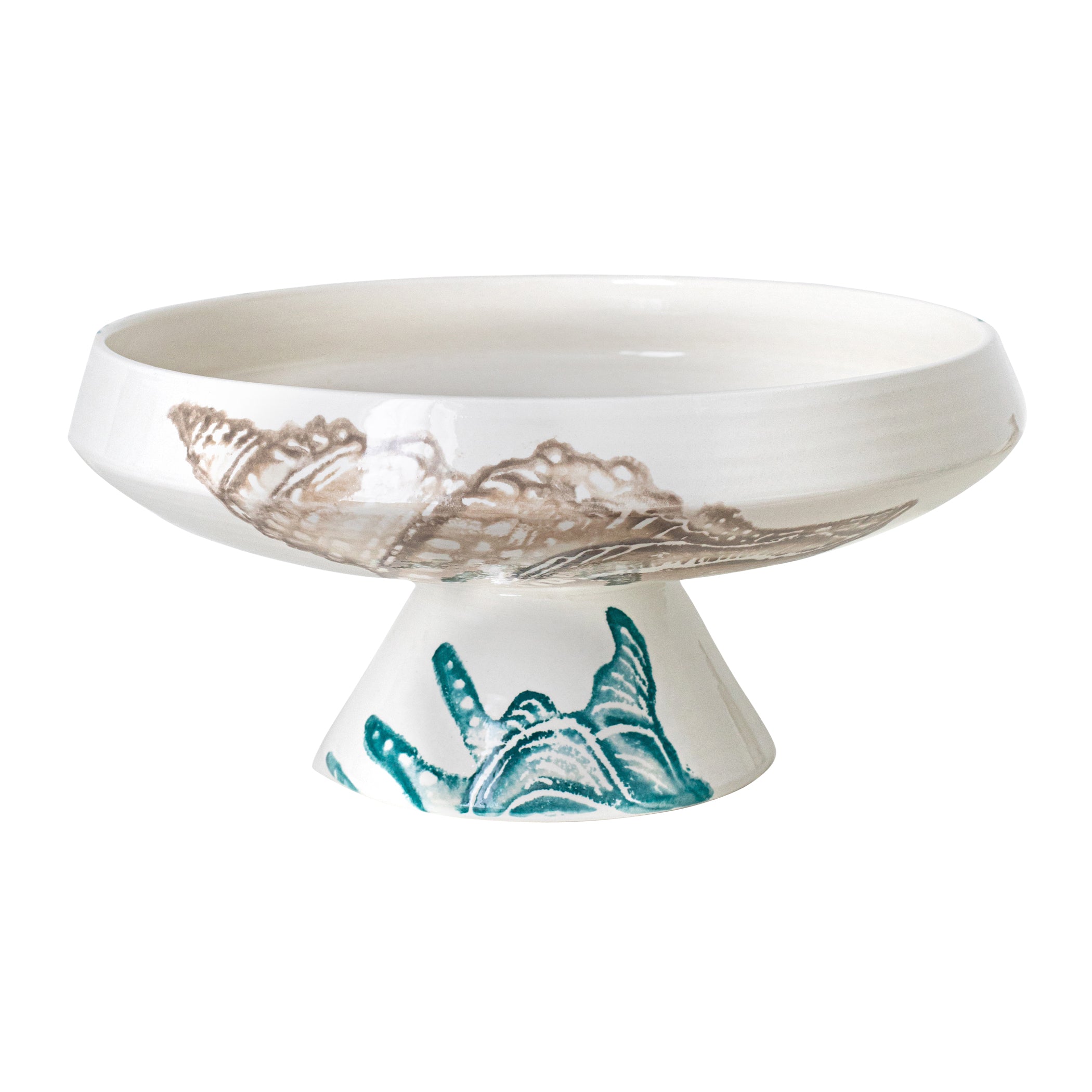 Lido White Pedestal Bowl