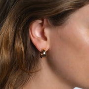 Farrier Huggie Hoop Earrings