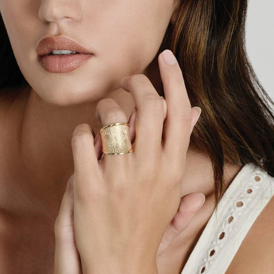 Enchanted Forest Bark Ring