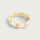 Bamboo Enameled Ring