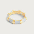 Bamboo Enameled Ring