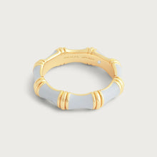 Bamboo Enameled Ring