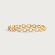 Enchanted Forest Chain Hinged Bangle