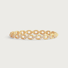 Enchanted Forest Chain Hinged Bangle