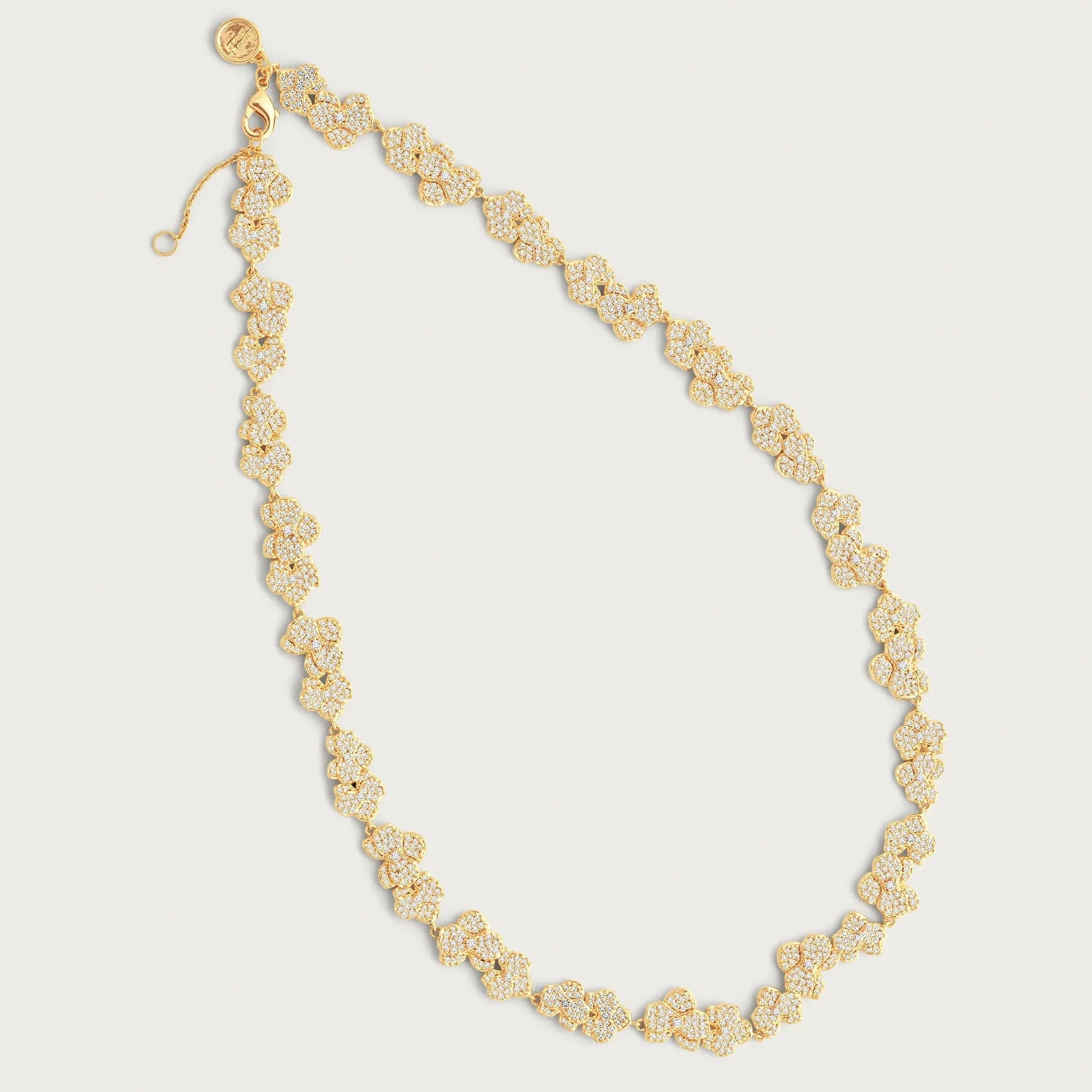 Orchid Pavé Necklace