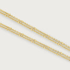 Molten Double Chain Necklace