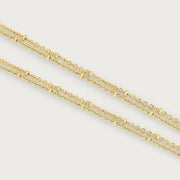 Molten Double Chain Necklace