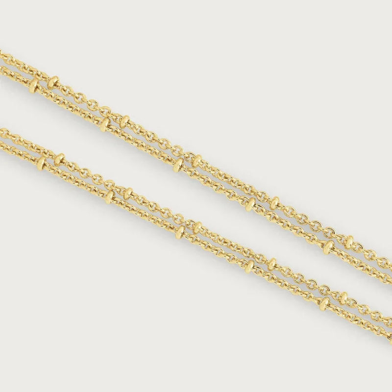 Molten Double Chain Necklace