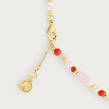 Milos Beaded Necklace, Warm