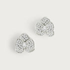 Orchid White Pavé Studs