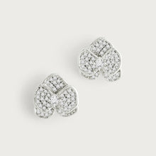 Orchid White Pavé Studs