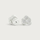 Orchid White Pavé Studs