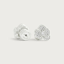 Orchid White Pavé Studs