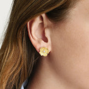 Wildflowers Enameled Stud Earrings