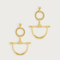 Cheval Bit Drop Earrings