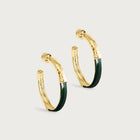 Forza Medium Hoop Earrings