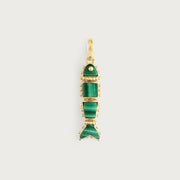 Milos Stone Fish Charm