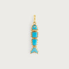 Milos Stone Fish Charm