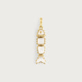 Milos Stone Fish Charm