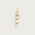 Milos Stone Fish Charm