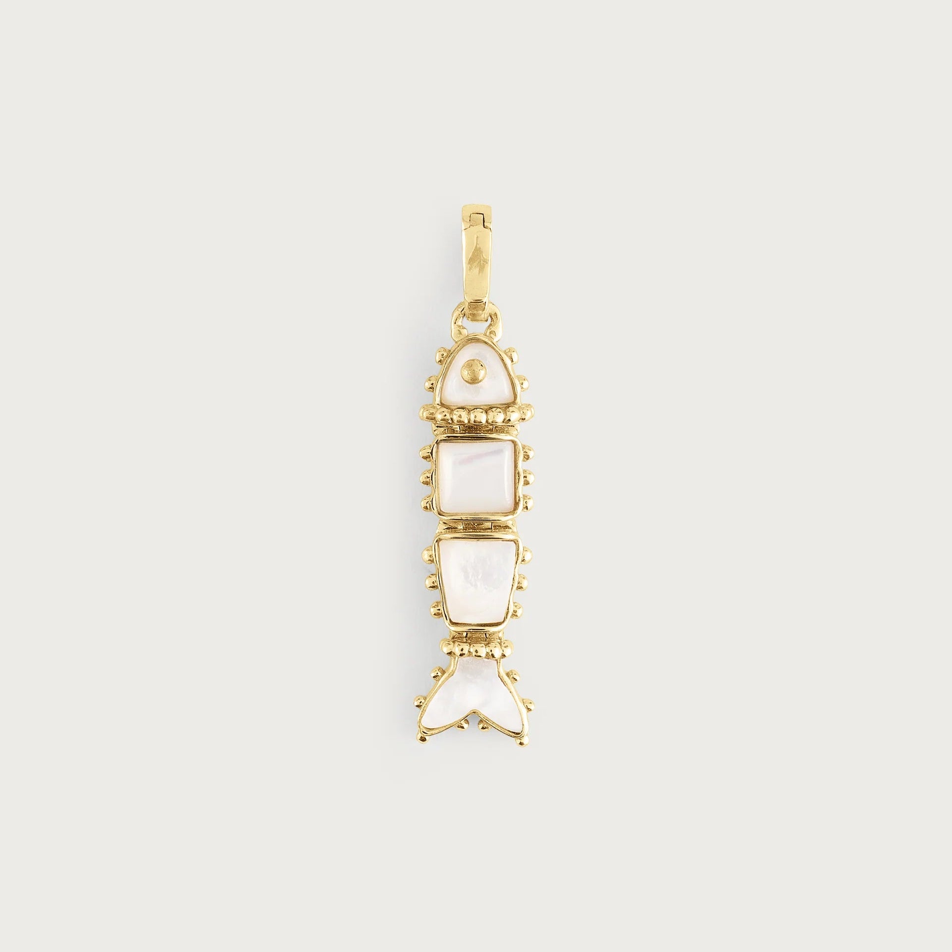 Milos Stone Fish Charm