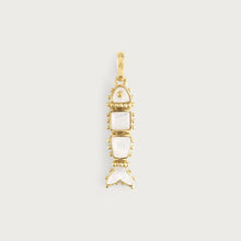 Milos Stone Fish Charm