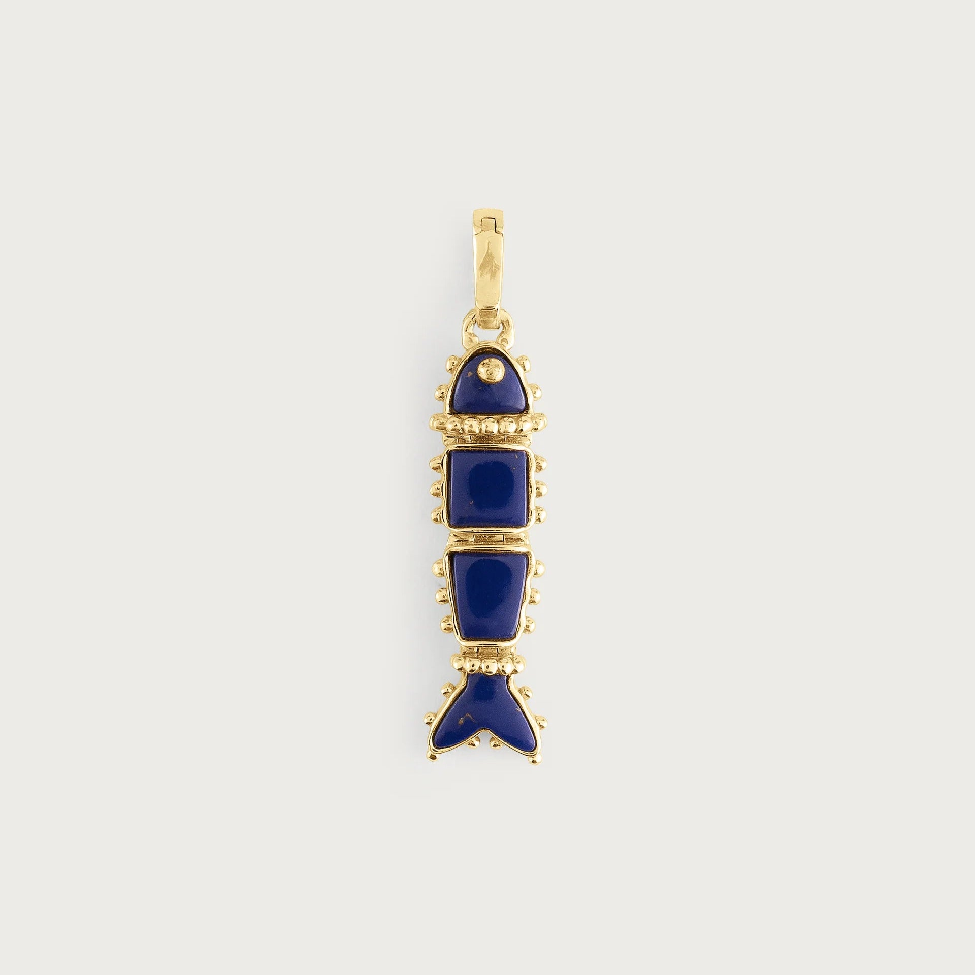 Milos Stone Fish Charm