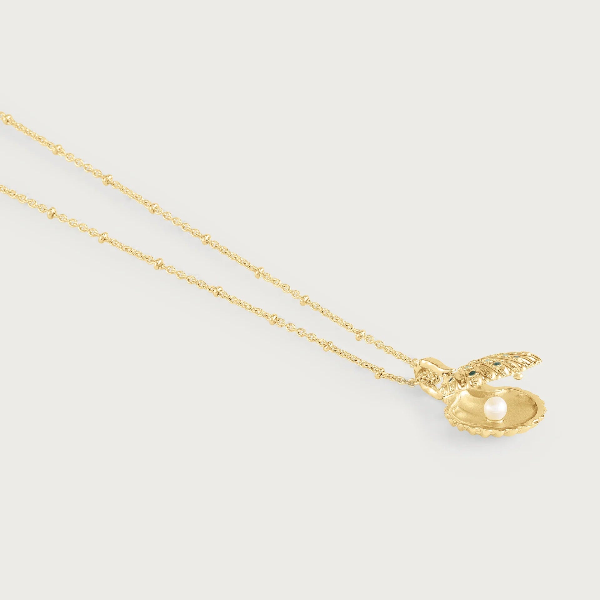 Milos Shell Locket Charm