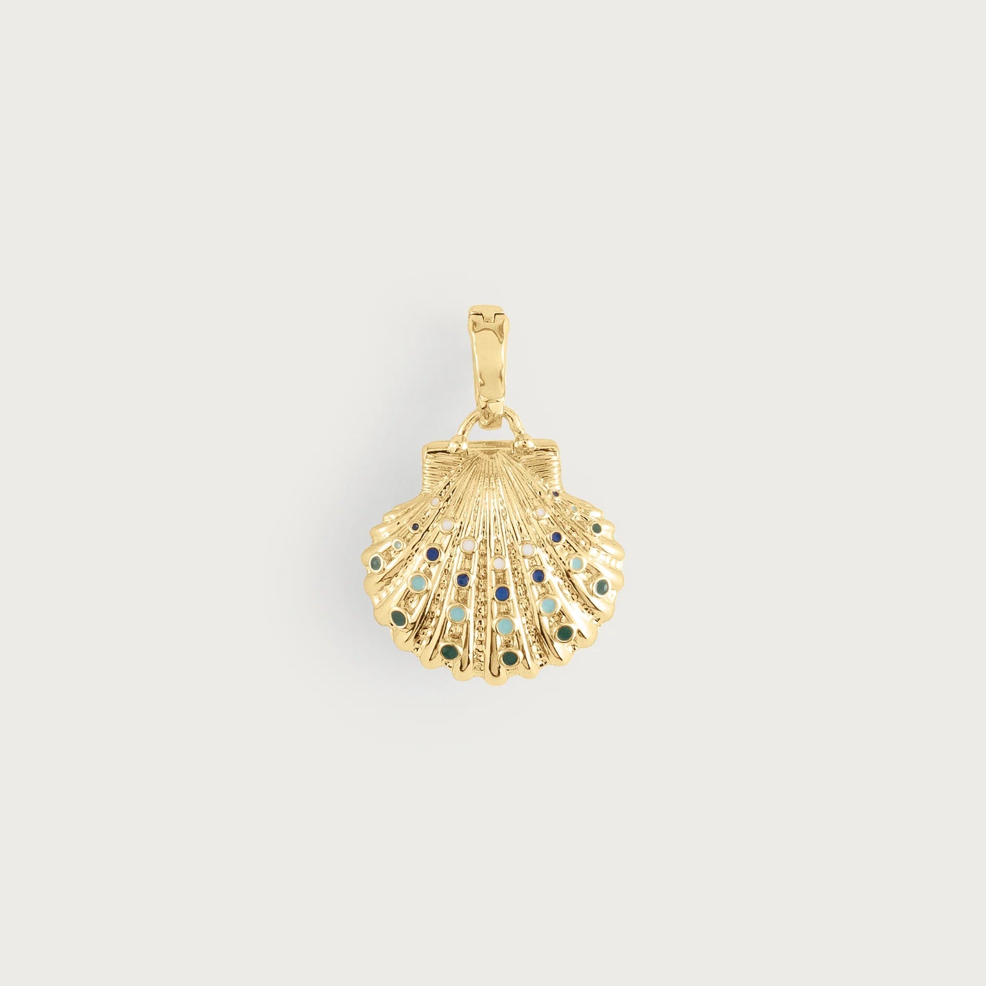 Milos Shell Locket Charm