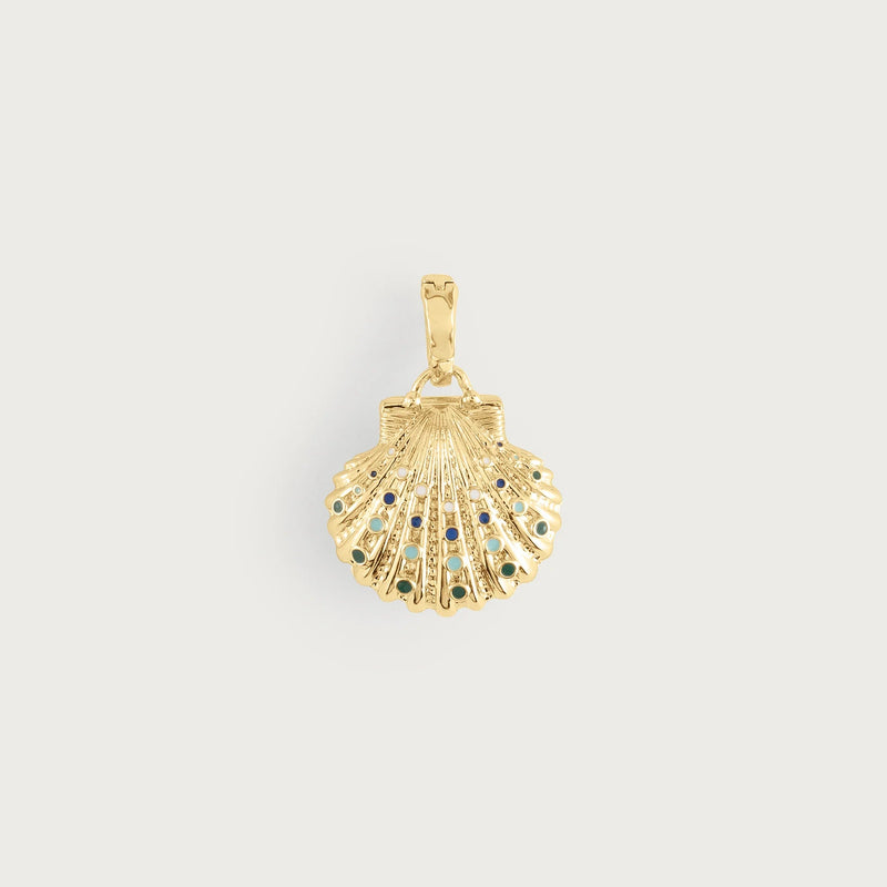 Milos Shell Locket Charm