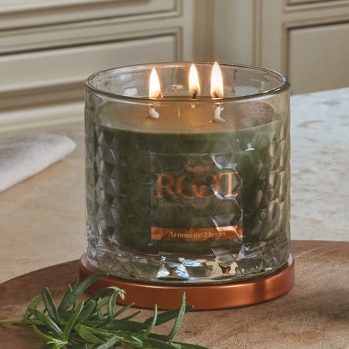 Aromatic Herbs 3-Wick Honeycomb Candle
