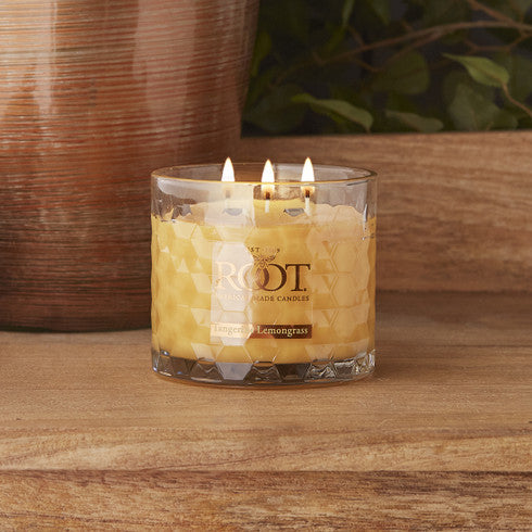 Tangerine Lemongrass 3-Wick Honeycomb Candle