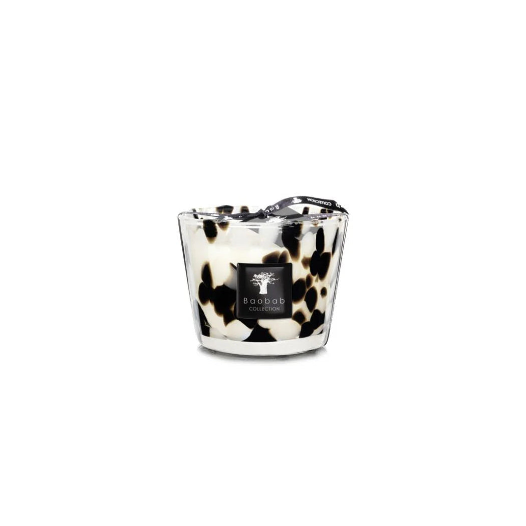 Scented Candle Pearls Black