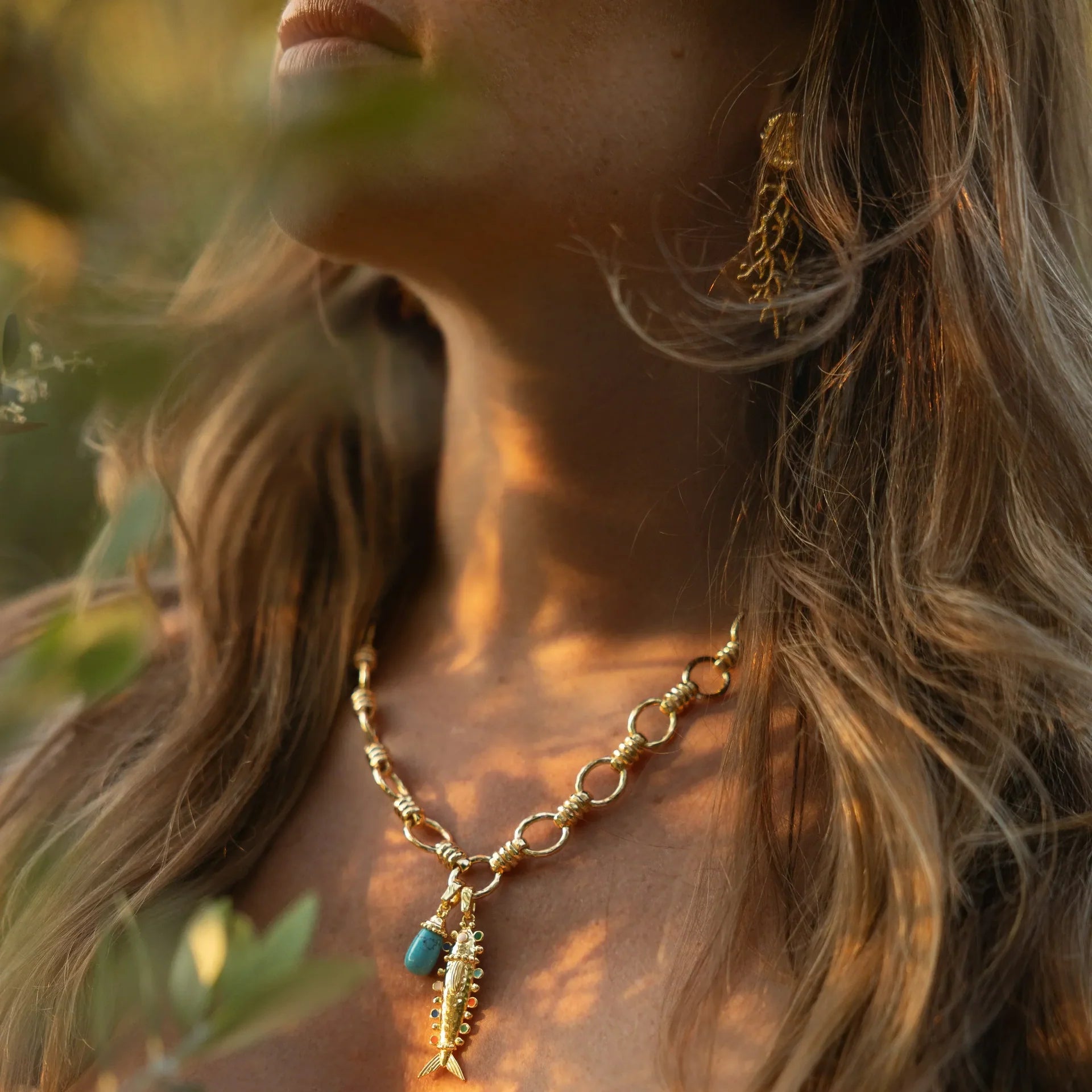 Milos Stone Drop Charm