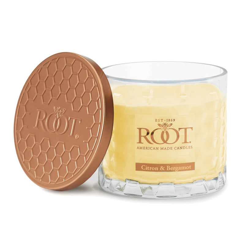 Citron & Bergamot 3-Wick Honeycomb Candle