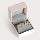 Butterfly Stud Gold Earrings
