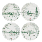 Country Estate Party Plate, Assorted Set of 4