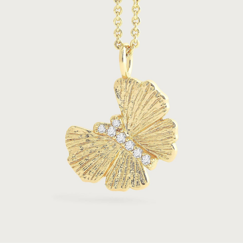 Butterfly Gold Necklace