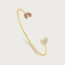 Butterfly Pink Pavé Bangle
