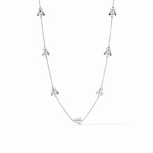 Bee Silver Delicate Station Necklace