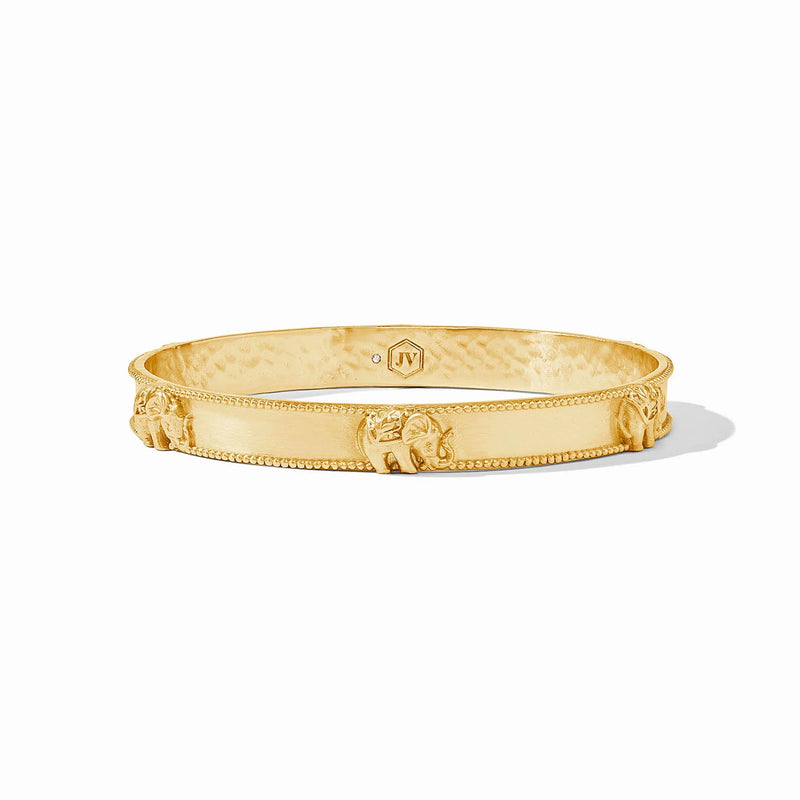 Elephant Gold Bangle