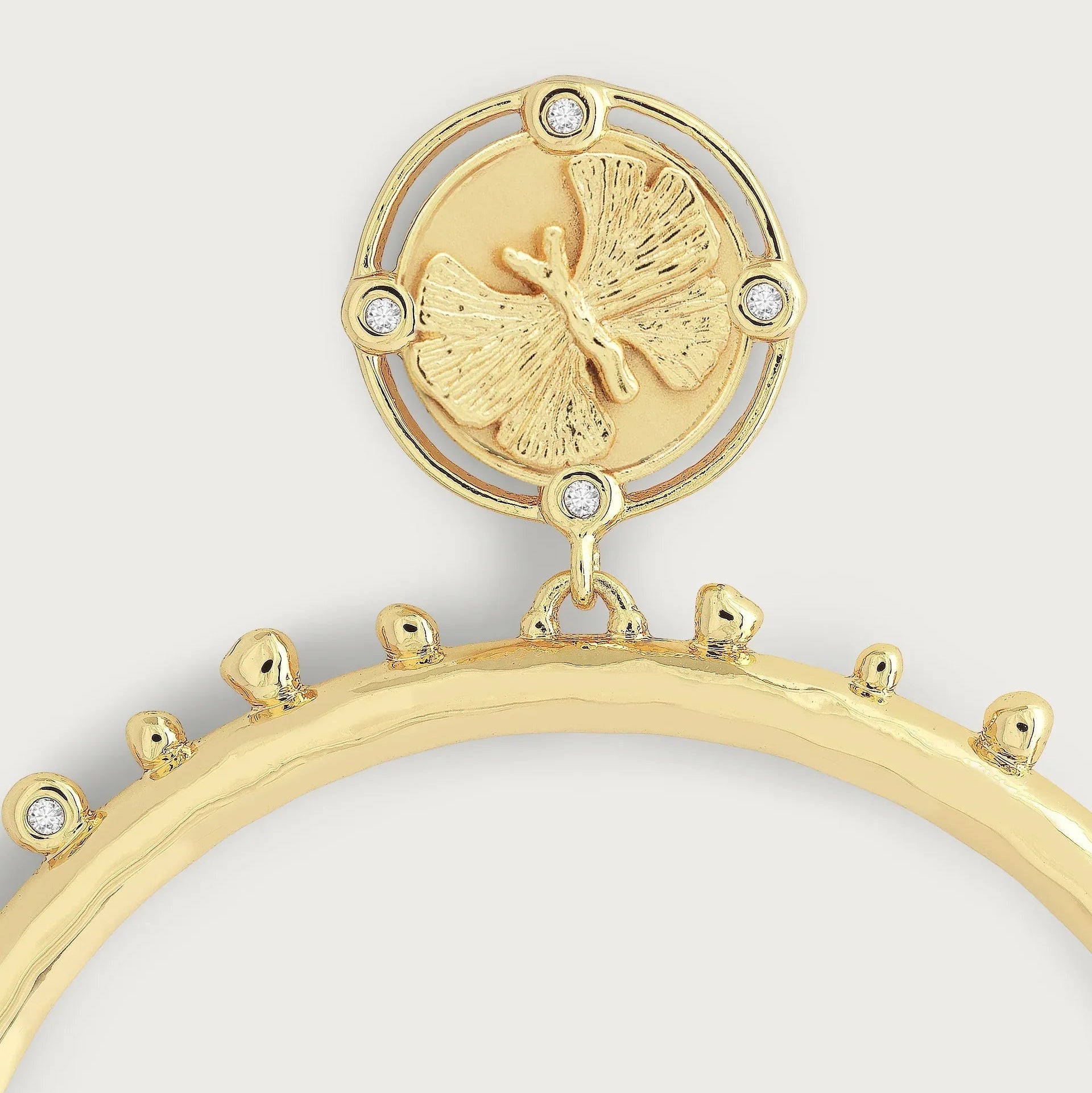 Butterfly Coin Molten Hoops