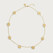 Butterfly Coin Station Necklace