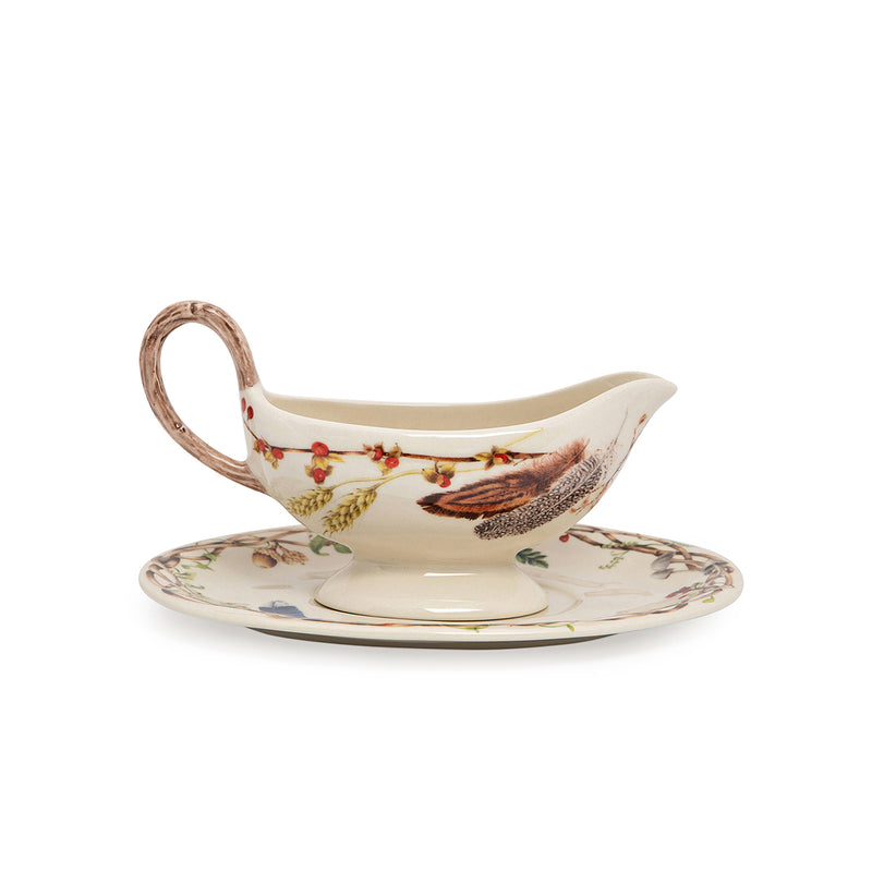 Forest Walk Sauce Boat & Stand