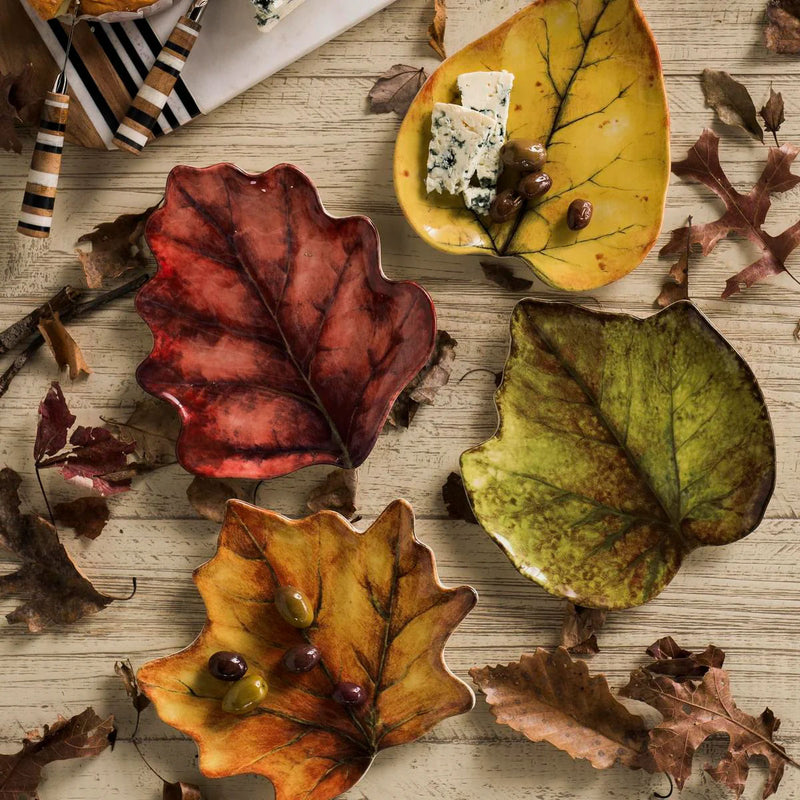 Forest Walk Leaf Plate, Set of 4
