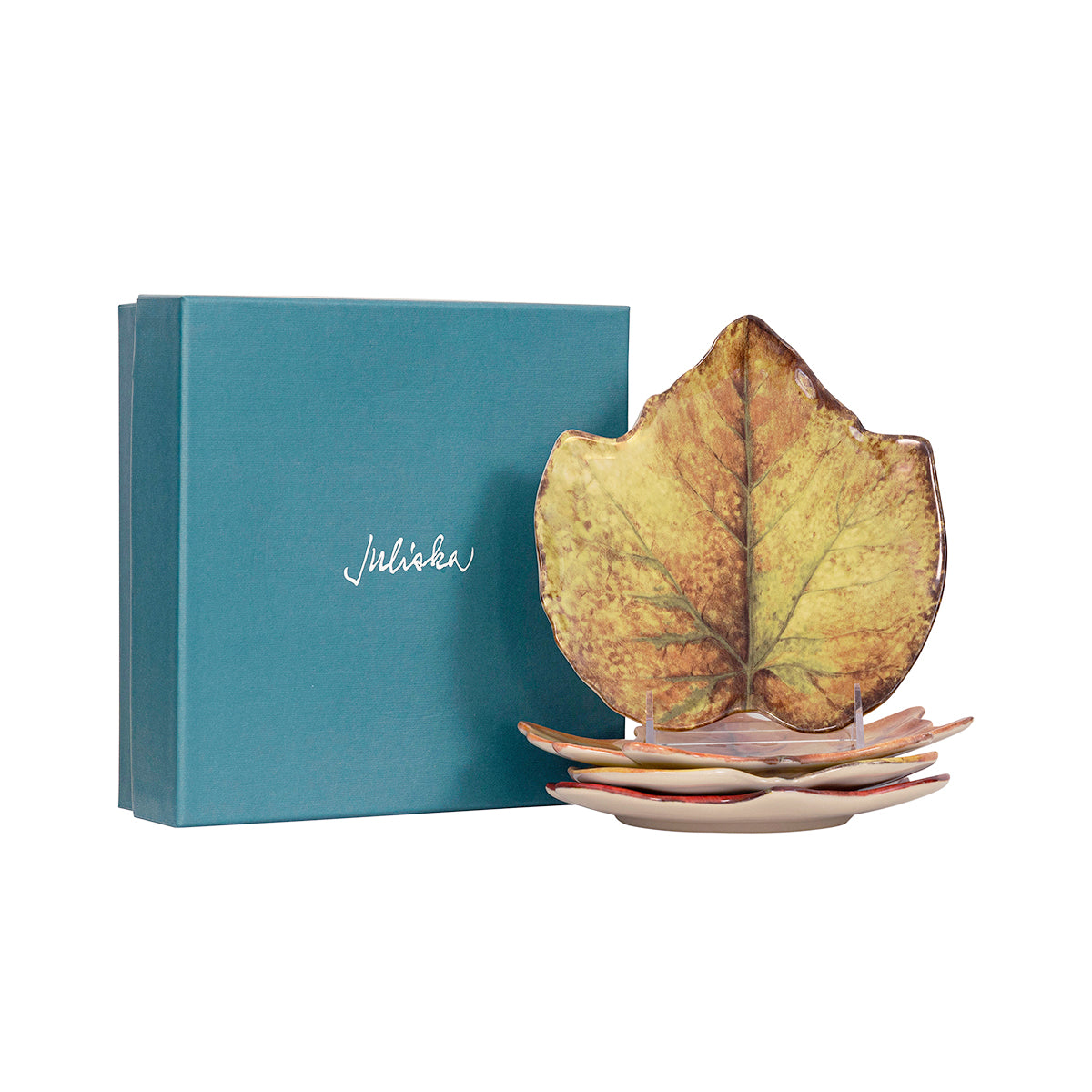 Forest Walk Leaf Plate, Set of 4