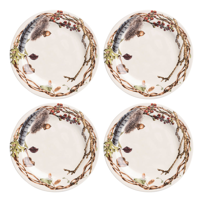 Forest Walk Party Plate, Set of 4